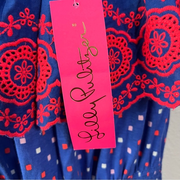 NWT Lilly Pulitzer Kalama off the shoulder dress xs - Picture 6 of 8